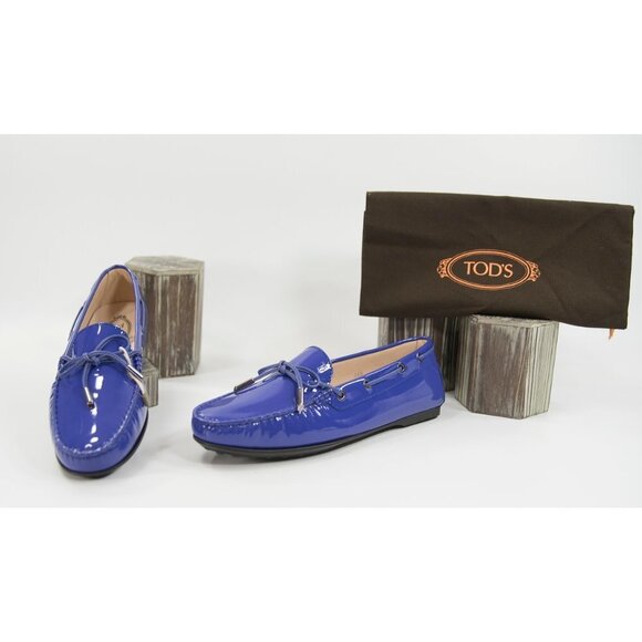 Tod's Gomma Lu Laccetto Patent Leather Moccasins - Picture 2 of 9
